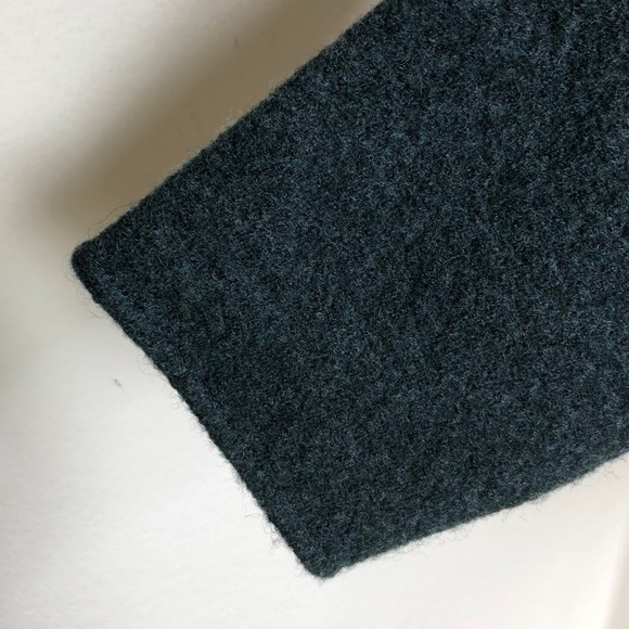 Talbots Wool Zip Front Jacket Coat Green Medium Womens Career Classic - Picture 9 of 16